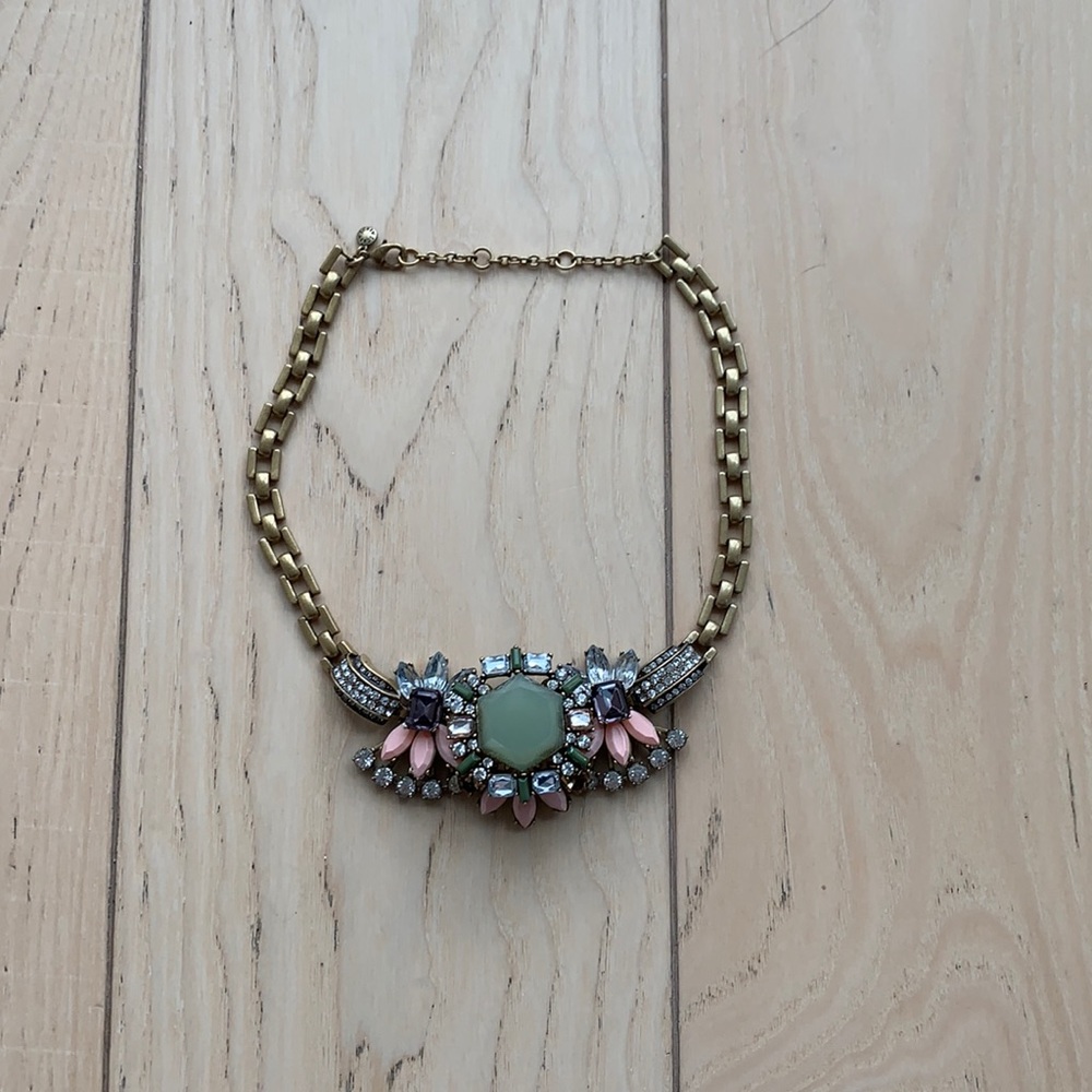 J.Crew Factory Crystal Statement Necklace